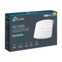 TP-LINK , EAP225 , Access Point , 802.11ac , 2.4GHz/5GHz , 450+867 Mbit/s , 10/100/1000 Mbit/s , Ethernet LAN (RJ-45) ports 1 , MU-MiMO Yes , PoE in , Antenna type 5xInternal