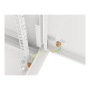 Lanberg Rack cabinet 19 wall-mount 6U/600x450 for self-assembly with metal door (flat pack), grey , Lanberg
