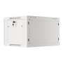 Lanberg Rack cabinet 19 wall-mount 6U/600x450 for self-assembly with metal door (flat pack), grey , Lanberg