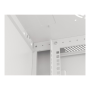 Lanberg Rack cabinet 19 wall-mount 6U/600x450 for self-assembly with metal door (flat pack), grey , Lanberg