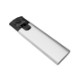 Natec , Rhino M.2 NVME Lite USB-C External, Gen 2 Steel Arctic Silver , Solid-state drive interface NVMe