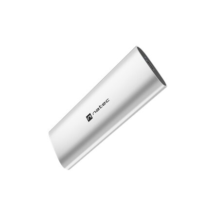 Natec , Rhino M.2 NVME Lite USB-C External, Gen 2 Steel Arctic Silver , Solid-state drive interface NVMe