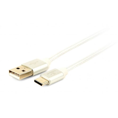 Gembird USB Type-C cable with braid and metal connectors, 1.8 m , Cablexpert , USB Type-C cable with braid and metal connectors , USB-C to USB-A USB Type-C male , USB Type-A male