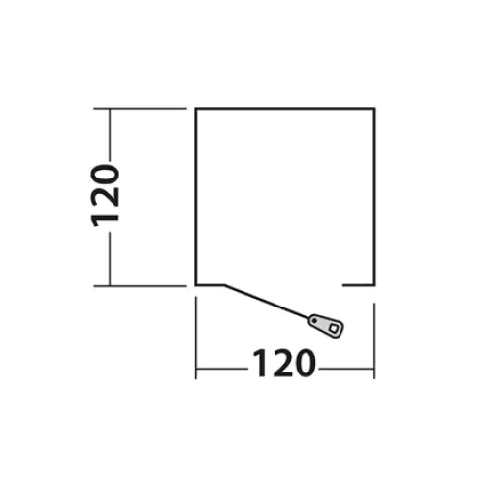 Easy Camp Toilet Tent Little Loo Granite Grey