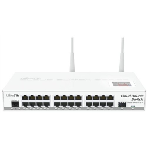 MikroTik Cloud Router Switch CRS125-24G-1S-2HND-IN Managed L3 Desktop 1 Gbps (RJ-45) ports quantity 24 SFP ports quantity 1 Passive PoE ports quantity 1x POE-in
