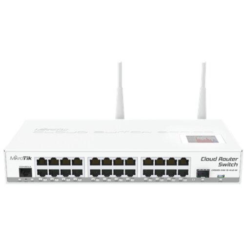 MikroTik Cloud Router Switch CRS125-24G-1S-2HND-IN Managed L3 Desktop 1 Gbps (RJ-45) ports quantity 24 SFP ports quantity 1 Passive PoE ports quantity 1x POE-in