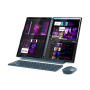 Lenovo Yoga Book 9 14IAH10 , Tidal Teal , 2x14 , OLED , Touchscreen , 2.8K WQXGA+ , 2880 x 1800 pixels , Glossy , Intel Core Ultra 7 , 255H , 32 GB , Soldered LPDDR5x , Solid-state drive capacity 1000 GB , Intel Arc Graphics , Windows 11 Pro , 802.11be , 