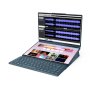 Lenovo Yoga Book 9 14IAH10 , Tidal Teal , 2x14 , OLED , Touchscreen , 2.8K WQXGA+ , 2880 x 1800 pixels , Glossy , Intel Core Ultra 7 , 255H , 32 GB , Soldered LPDDR5x , Solid-state drive capacity 1000 GB , Intel Arc Graphics , Windows 11 Pro , 802.11be , 
