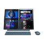 Lenovo Yoga Book 9 14IAH10 , Tidal Teal , 2x14 , OLED , Touchscreen , 2.8K WQXGA+ , 2880 x 1800 pixels , Glossy , Intel Core Ultra 7 , 255H , 32 GB , Soldered LPDDR5x , Solid-state drive capacity 1000 GB , Intel Arc Graphics , Windows 11 Pro , 802.11be , 