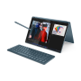 Lenovo Yoga Book 9 14IAH10 , Tidal Teal , 2x14 , OLED , Touchscreen , 2.8K WQXGA+ , 2880 x 1800 pixels , Glossy , Intel Core Ultra 7 , 255H , 32 GB , Soldered LPDDR5x , Solid-state drive capacity 1000 GB , Intel Arc Graphics , Windows 11 Pro , 802.11be , 