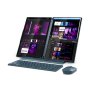 Lenovo Yoga Book 9 14IAH10 , Tidal Teal , 2x14 , OLED , Touchscreen , 2.8K WQXGA+ , 2880 x 1800 pixels , Glossy , Intel Core Ultra 7 , 255H , 32 GB , Soldered LPDDR5x , Solid-state drive capacity 1000 GB , Intel Arc Graphics , Windows 11 Pro , 802.11be , 