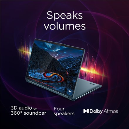 Lenovo Yoga Book 9 14IAH10 , Tidal Teal , 2x14 , OLED , Touchscreen , 2.8K WQXGA+ , 2880 x 1800 pixels , Glossy , Intel Core Ultra 7 , 255H , 32 GB , Soldered LPDDR5x , Solid-state drive capacity 1000 GB , Intel Arc Graphics , Windows 11 Pro , 802.11be , 