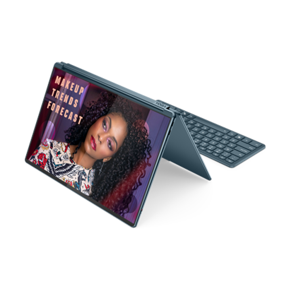 Lenovo Yoga Book 9 14IAH10 , Tidal Teal , 2x14 , OLED , Touchscreen , 2.8K WQXGA+ , 2880 x 1800 pixels , Glossy , Intel Core Ultra 7 , 255H , 32 GB , Soldered LPDDR5x , Solid-state drive capacity 1000 GB , Intel Arc Graphics , Windows 11 Pro , 802.11be , 