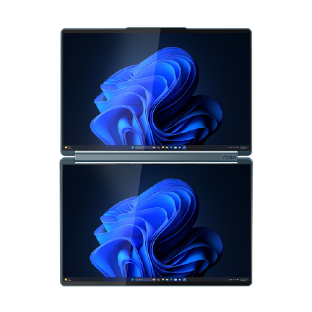 Lenovo Yoga Book 9 14IAH10 , Tidal Teal , 2x14 , OLED , Touchscreen , 2.8K WQXGA+ , 2880 x 1800 pixels , Glossy , Intel Core Ultra 7 , 255H , 32 GB , Soldered LPDDR5x , Solid-state drive capacity 1000 GB , Intel Arc Graphics , Windows 11 Pro , 802.11be , 