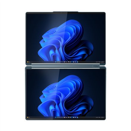 Lenovo Yoga Book 9 14IAH10 , Tidal Teal , 2x14 , OLED , Touchscreen , 2.8K WQXGA+ , 2880 x 1800 pixels , Glossy , Intel Core Ultra 7 , 255H , 32 GB , Soldered LPDDR5x , Solid-state drive capacity 1000 GB , Intel Arc Graphics , Windows 11 Pro , 802.11be , 