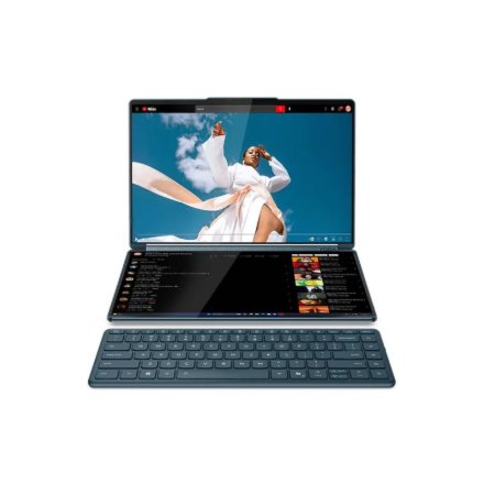 Lenovo Yoga Book 9 14IAH10 , Tidal Teal , 2x14 , OLED , Touchscreen , 2.8K WQXGA+ , 2880 x 1800 pixels , Glossy , Intel Core Ultra 7 , 255H , 32 GB , Soldered LPDDR5x , Solid-state drive capacity 1000 GB , Intel Arc Graphics , Windows 11 Pro , 802.11be , 