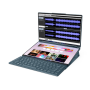 Lenovo Yoga Book 9 14IAH10 , Tidal Teal , 2x14 , OLED , Touchscreen , 2.8K WQXGA+ , 2880 x 1800 pixels , Glossy , Intel Core Ultra 7 , 255H , 32 GB , Soldered LPDDR5x , Solid-state drive capacity 1000 GB , Intel Arc Graphics , Windows 11 Pro , 802.11be , 