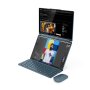Lenovo Yoga Book 9 14IAH10 , Tidal Teal , 2x14 , OLED , Touchscreen , 2.8K WQXGA+ , 2880 x 1800 pixels , Glossy , Intel Core Ultra 7 , 255H , 32 GB , Soldered LPDDR5x , Solid-state drive capacity 1000 GB , Intel Arc Graphics , Windows 11 Pro , 802.11be , 