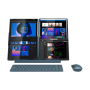 Lenovo Yoga Book 9 14IAH10 , Tidal Teal , 2x14 , OLED , Touchscreen , 2.8K WQXGA+ , 2880 x 1800 pixels , Glossy , Intel Core Ultra 7 , 255H , 32 GB , Soldered LPDDR5x , Solid-state drive capacity 1000 GB , Intel Arc Graphics , Windows 11 Pro , 802.11be , 