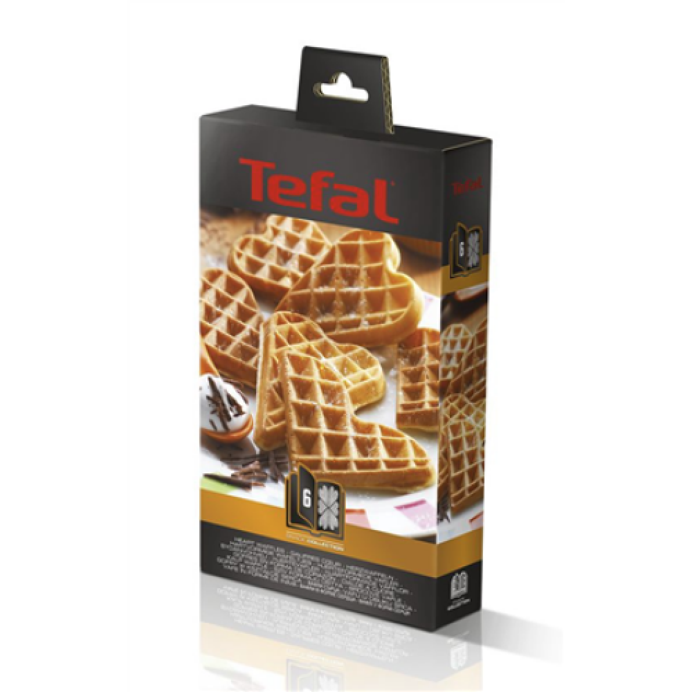 TEFAL XA800612 Heart shape Waffle plates , TEFAL , XA800612 , Black