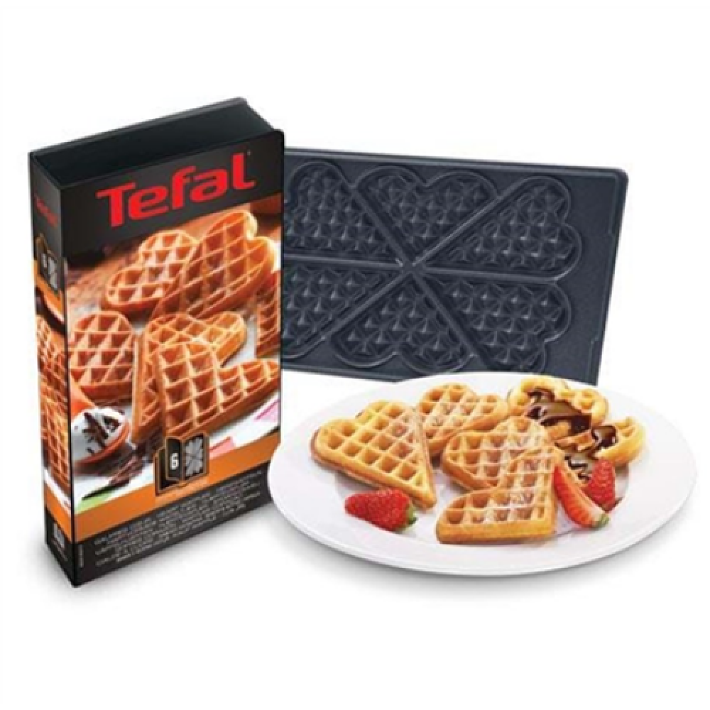 TEFAL XA800612 Heart shape Waffle plates , TEFAL , XA800612 , Black