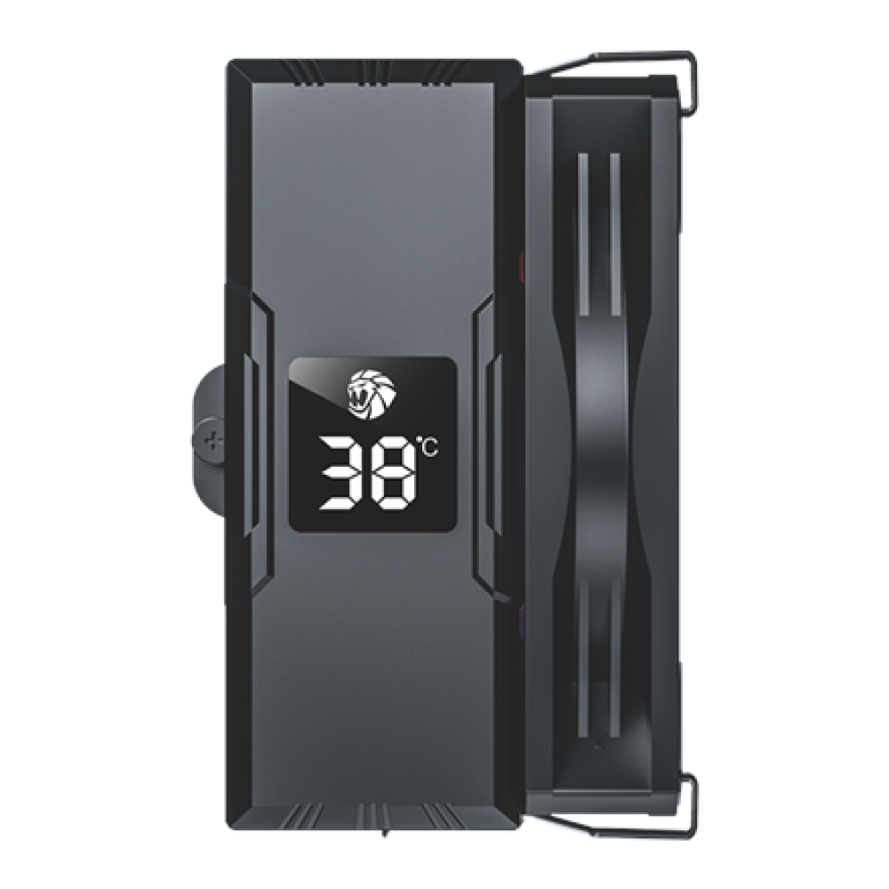 Gamemax CPU Air Cooler , SIGMA 520 DIGITAL BK , Black