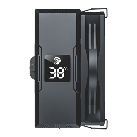 Gamemax CPU Air Cooler , SIGMA 520 DIGITAL BK , Black