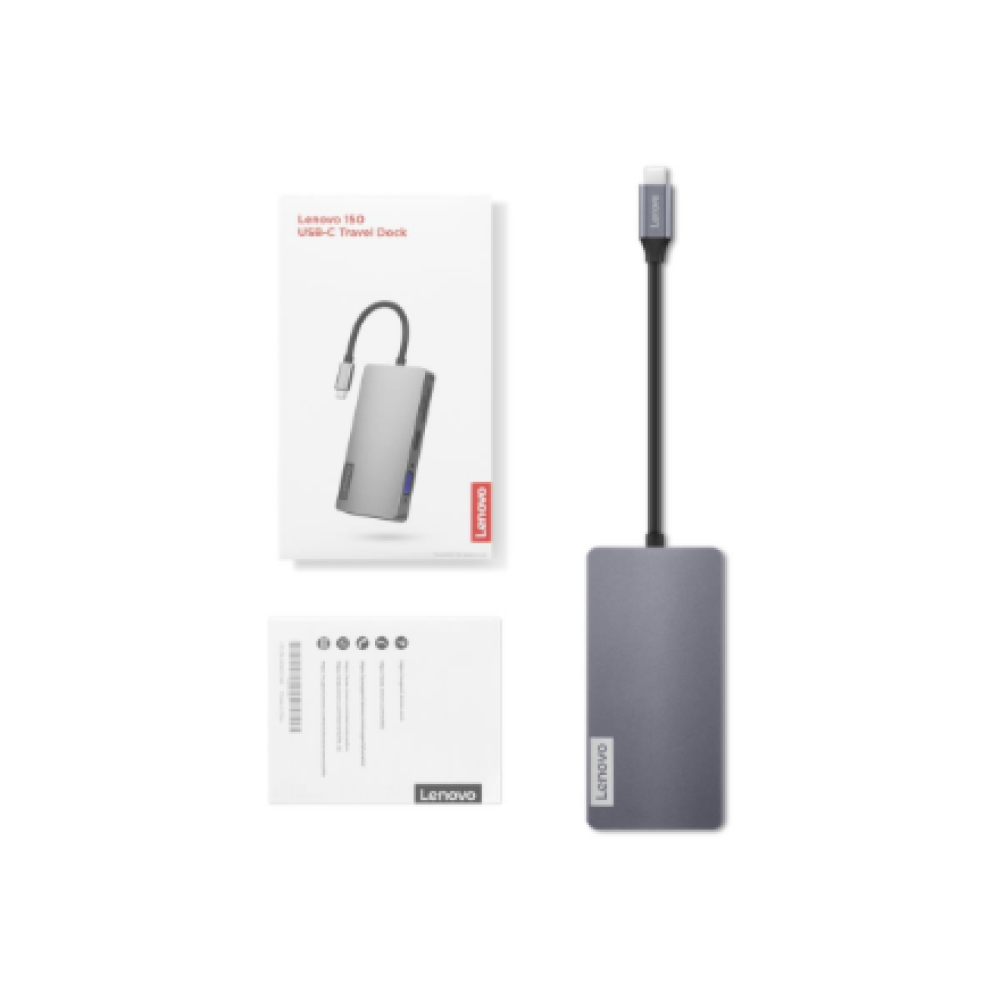 Lenovo , 150 USB-C Travel Dock , 100 W , Dock