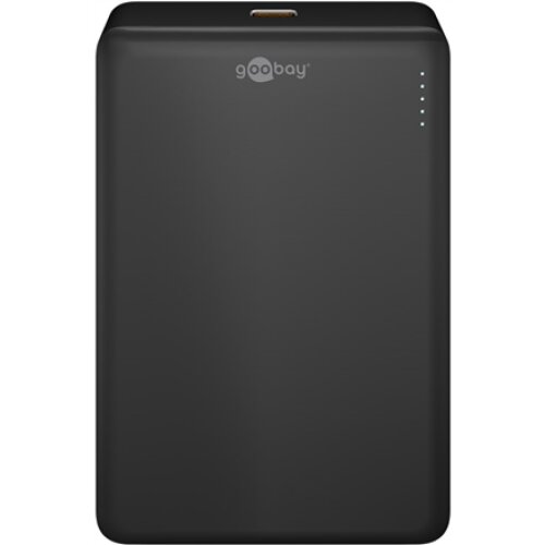 Goobay Magnetic Wireless Power Bank , 70183 , 10000 mAh , USB-C , Black