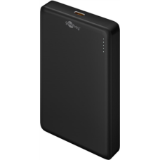 Goobay Magnetic Wireless Power Bank , 70183 , 10000 mAh , USB-C , Black