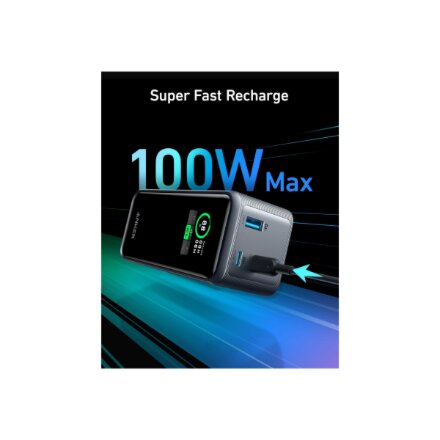Anker Power Bank, 200 W , Prime , 20000 mAh , Black