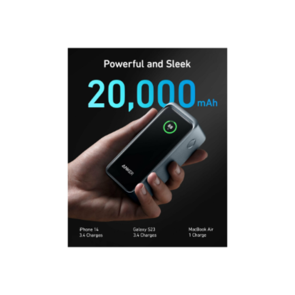 Anker Soundcore Power Bank, 200 W , Prime , 20000 mAh , Black