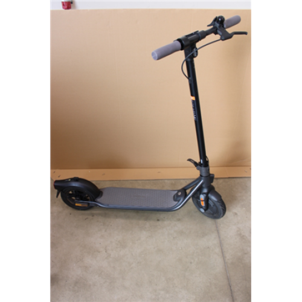 SALE OUT. Ninebot by Segway Kickscooter F25E II, Dark Grey Segway Kickscooter F25E II Powered by Segway, 10 , DAMAGED PACKAGING, USED, REPAIRED, MINOR SCRATCHES ON STEERING WHEEL SCREEN AND STEERING WHEEL ITSELF., Dark Grey