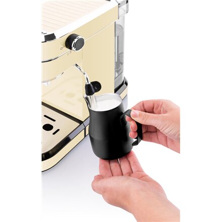 ETA , Espresso coffee maker , ETA618190040 Storio , Pump pressure 20 bar , Built-in milk frother , Semi-automatic , 1350 W , Beige