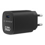Gembird 60W USB Type-C fast charger, LCD , TA-UC-1C-PD60LCD-01-BK
