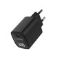 Gembird 60W USB Type-C fast charger, LCD , TA-UC-1C-PD60LCD-01-BK
