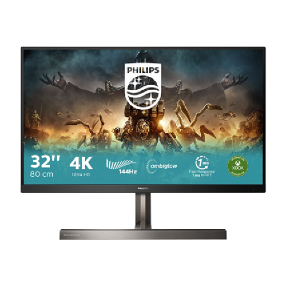 Philips , 329M1RV/00 , 31.5 , IPS , HDR , 16:9 , 144 Hz , 1 ms , 3840 x 2160 pixels , 500 cd/m² , HDMI ports quantity 3 , Black , Warranty 24 month(s)