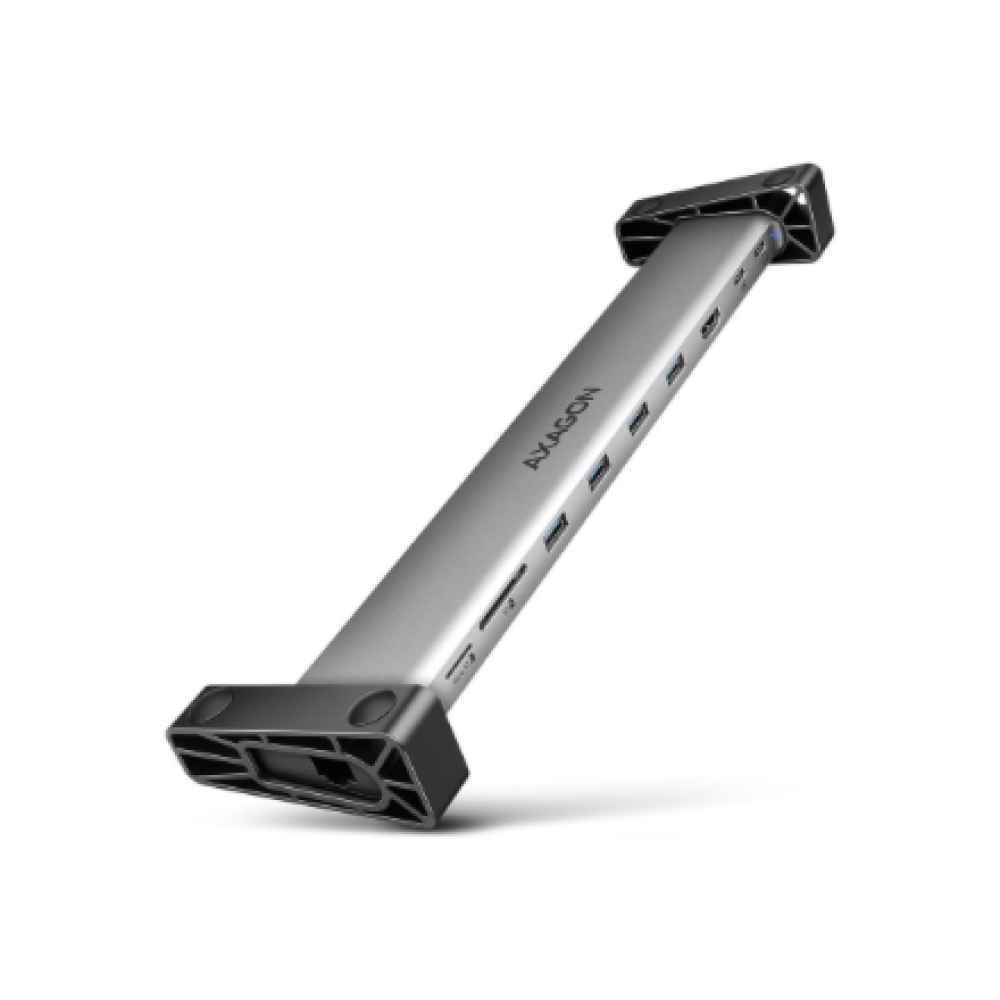 AXAGON USB-C 5Gbps LONGER 9in1 hub , HMC-10HLS