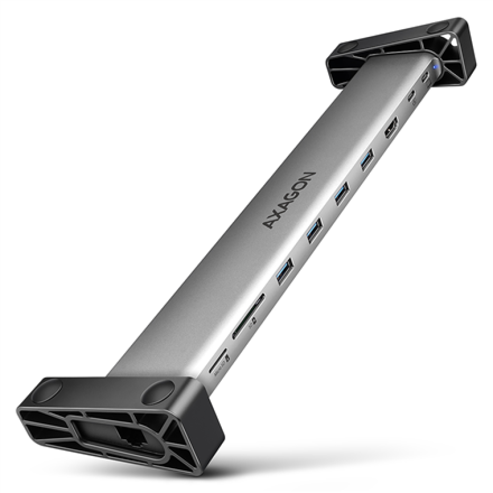 AXAGON USB-C 5Gbps LONGER 9in1 hub , HMC-10HLS