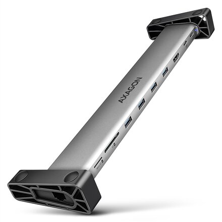 AXAGON USB-C 5Gbps LONGER 9in1 hub , HMC-10HLS