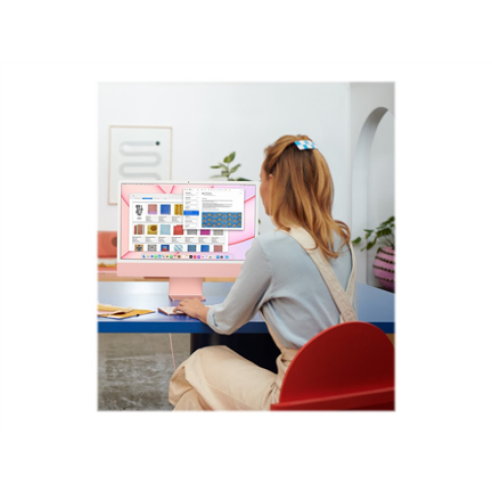 Apple iMac Desktop AIO 24 Apple M1 Internal memory 8 GB SSD 256 GB Apple M1 8-Core GPU No optical drive Keyboard language English MacOS Big Sur Warranty 12 month(s)