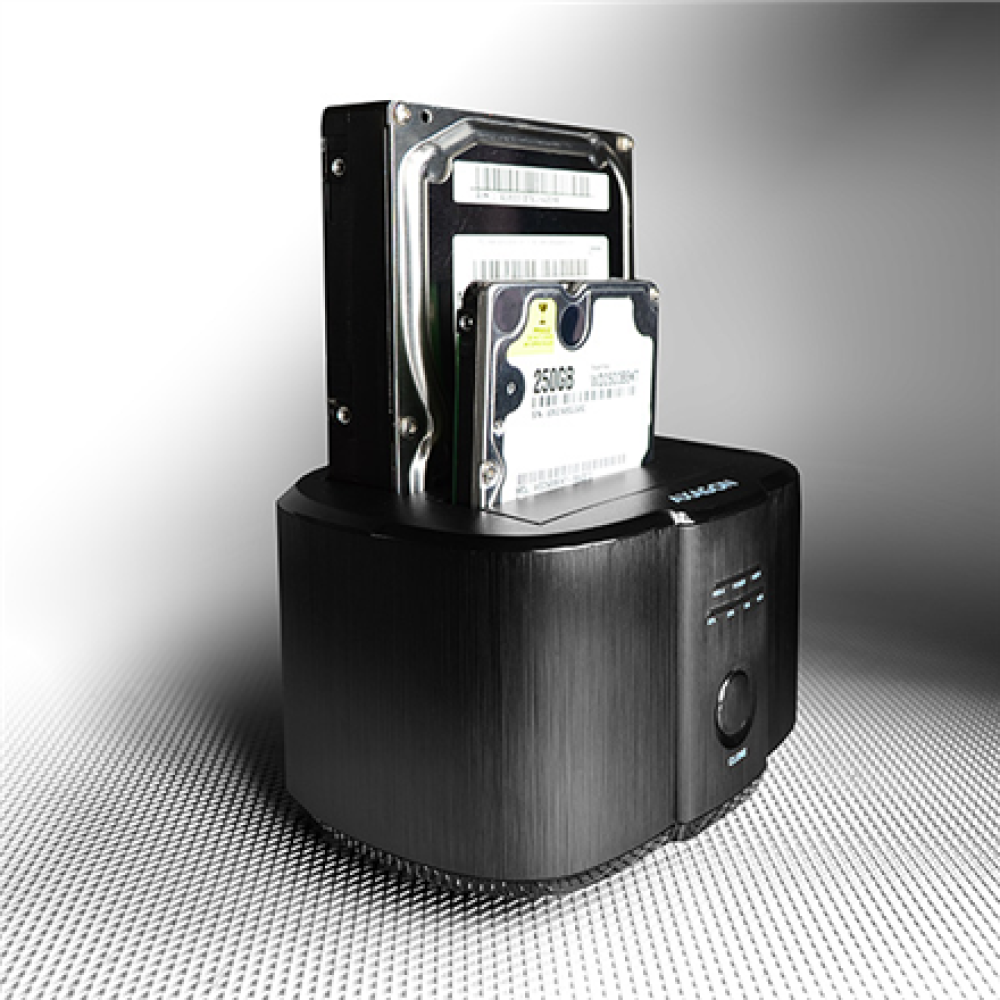 AXAGON , USB 3.0-2x SATA 6G CLONE DUAL HDD Dock Station , ADSA-ST