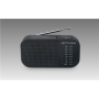 Muse , M-025 R , Portable radio , Black