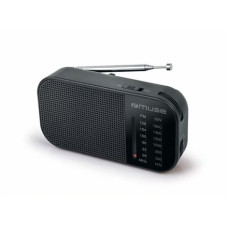 Muse , M-025 R , Portable radio , Black