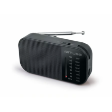 Muse , M-025 R , Portable radio , Black
