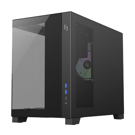 Gamemax Case , NEX C33 BK , MATX/BTF