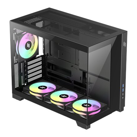 Gamemax Case , NEX C33 BK , MATX/BTF