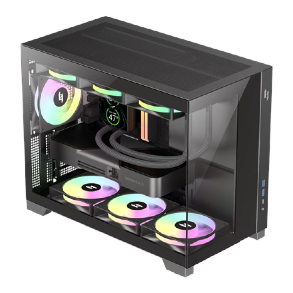 Gamemax Case , NEX C33 BK , MATX/BTF
