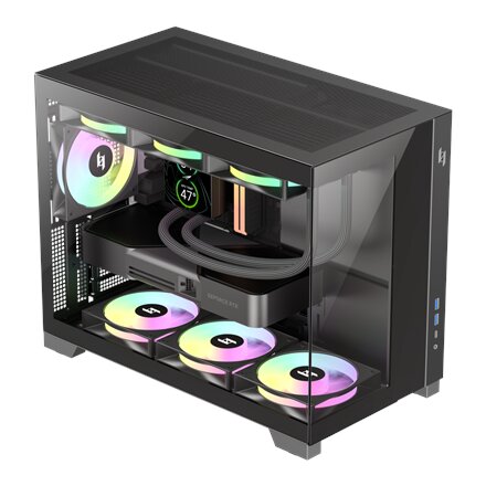 Gamemax Case , NEX C33 BK , MATX/BTF