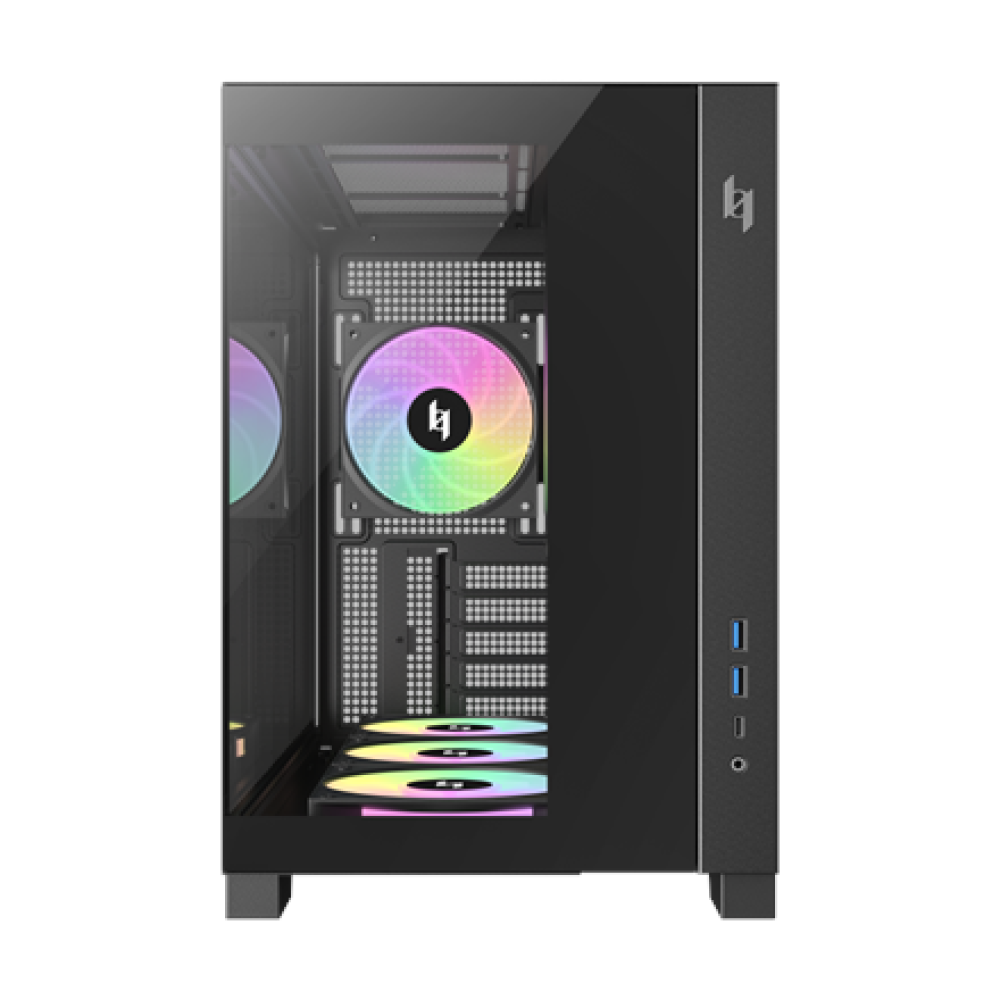 Gamemax Case , NEX C33 BK , MATX/BTF